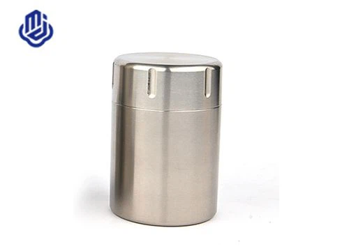 Tea Caddy Titánová zliatina tesnenia plechovka